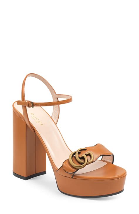 gucci marmont sandals platform|Gucci Marmont sandals review.